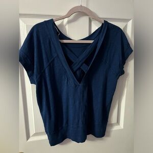 Bobi criss cross top purchased at a boutique this Summer